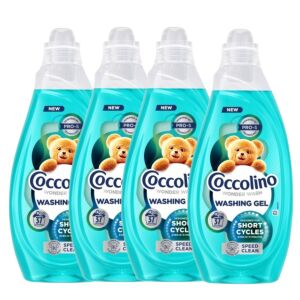Coccolino Wonder Wash Speed Clean Żel do prania, 4x1480ml, do krótkich cykli - Przybory domowe