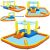 Bestway Beach Bounce 365x340x152cm H2Ogo felfújható Vízi játszótér (93349) #sárga-kék 53251583