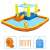 Bestway Beach Bounce 365x340x152cm H2Ogo Надуваема водна площадка (93349) #жълто-синьо 53251583