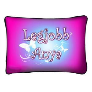 Díszpárna Legjobb Anyának, 'Legjobb Anya' felirattal, poliészter anyagból - Díszpárna