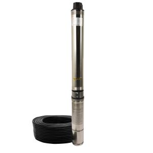 Pompa submersibil DDT 4SDM-16 2000W pentru puțuri adânci, oțel inoxidabil, 16 turbine - DDT Pompe submersibile