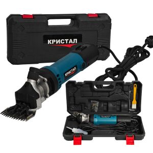 Tăietoare electrice de oi Kristal, 900 W, 2600 RPM, 6 trepte de viteză, 13 dinți, cu valiză - DDT