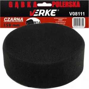 Burete de lustruit, 150mm negru, V08111, Verke 122309755 - Accesorii pentru unelte
