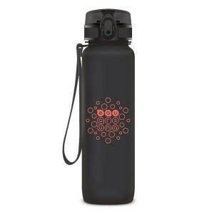 ARS UNA Sticlă de apă Gri Închis 1000ml, Fără BPA, Mată - Ars Una Sticle de apa