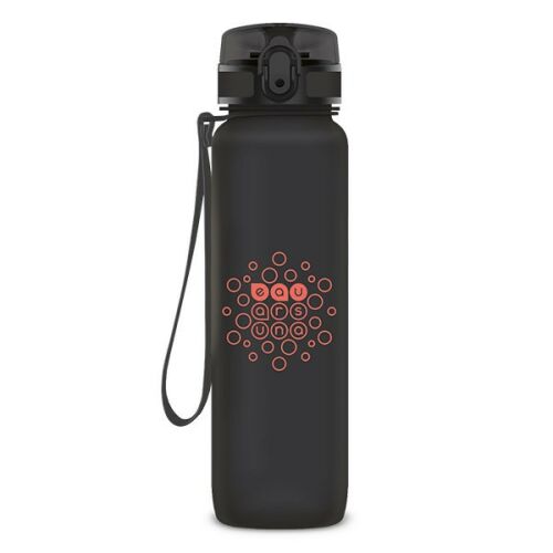 ARS UNA Sticlă de apă Gri Închis 1000ml, Fără BPA, Mată