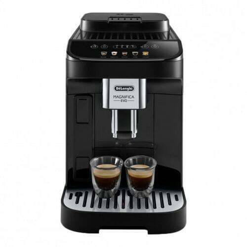 DeLonghi ECAM290.61.B Magnifica Evo Automatic Coffee Machine, black, making espresso