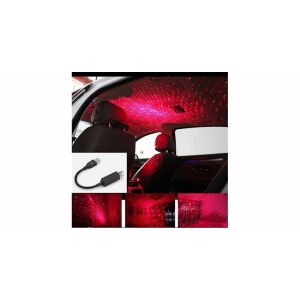 Colaj lampă laser AutoREY Star Projection care arată utilizarea în mașină și cameră - Lumini auto