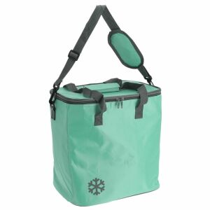 Geantă de prânz izolată verde cu curea de umăr, Excellent Houseware - Genți frigorifice, baterii de gheață