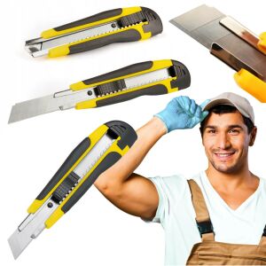 Нож за тапицерия на тапети със счупено острие, със счупено острие, 18 см 122344474 - Резачка за тапети