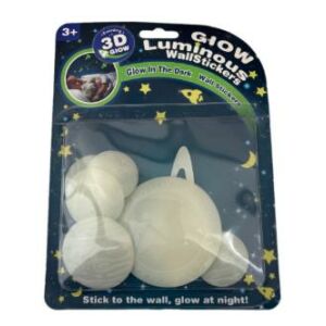 Sötétbe világító fali matrica