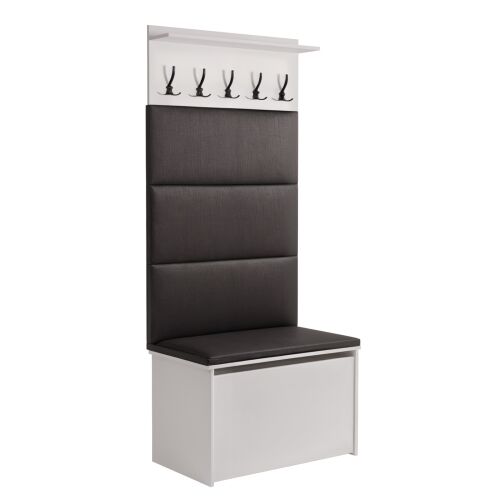 ANDY előszobabútor szett padlóval, kabátakasztóval és tárolóhellyel