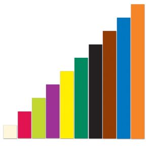 Riesige Cuisenaire®-Stäbe
