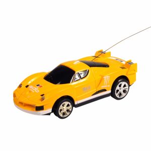 Żółty samochód zdalnie sterowany, 27 MHZ, 8 cm - Pojazd zdalnie sterowany