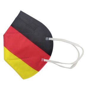 Maska FFP2, model AD-1001, 5 vrstiev, čierna/tmavo ružová, jednotlivo balená 122347255 - Maska na ústa