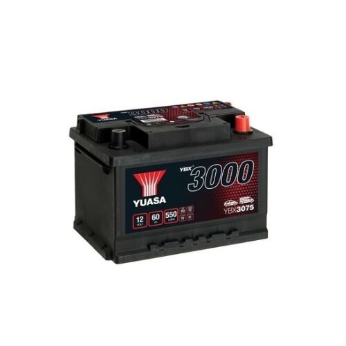 Yuasa 3000 autós akkumulátor, 12V 60Ah, 550A
