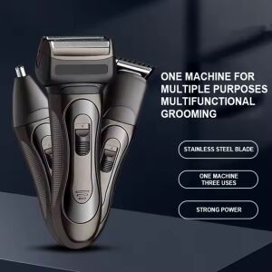 Sada so zastrihávačom, holiacim strojčekom a zastrihávačom nosa, RAF R4018, 3W, nabíjací, 1200mAh, nabíjateľný, 60 min, čierna 122348270