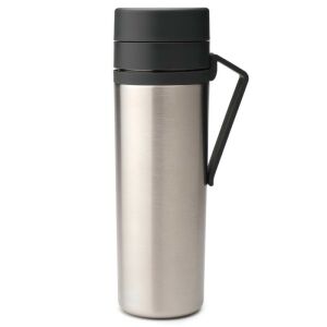BRABANTIA Make &amp; Take thermal mug 0.5 L dark gray 228643 122348727 - Termos i uchwyt na napoje