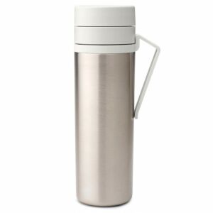 BRABANTIA Make &amp; Take thermal mug 0.5 L light gray 228667 122348729 - Termos i uchwyt na napoje