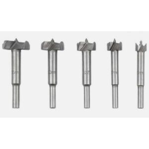 Zestaw wierteł Forstnera Parkside, 5 sztuk, PSB6A1, stal 40Cr, do drewna - Piła tarczowa i otwornica