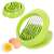 Green egg slicer, hard boiled egg slicer, egg cutter, 7 blades, easy to use, perfect for sandwiches, salads, and more