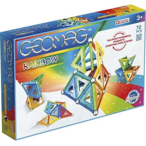 Geomag Rainbow mágneses Építőjáték 72db
