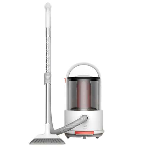 Deerma TJ200 bagless vacuum cleaner, white, with accessories