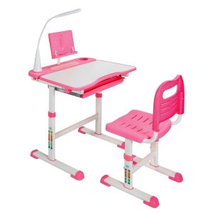 Timeless Tools Adjustable Height, Multifunctional, Children's Desk - Pink 124961500 - Furniture