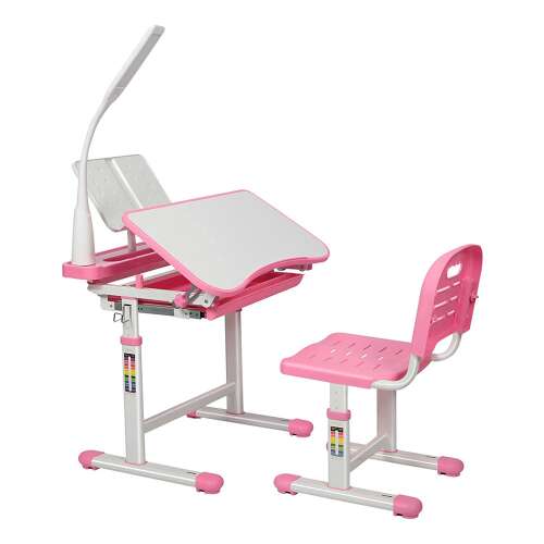Timeless Tools Állítható magasságú, többfunkciós, gyerek íróasztal-rózsaszín