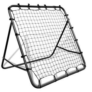 Adjustable football rebounder, 120x120cm, black - Sport & Leisure