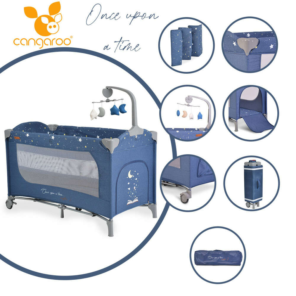 Cangaroo Once Upon a Time L2 Emeletes Utazóágy - Zenélő Forgóval