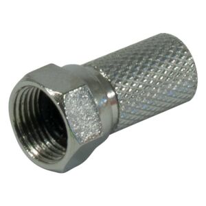 Televes F betekerős csatlakozó gumigyűrűvel RG-6 138590361 - Koax csatlakozó