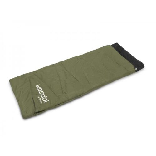 Delphin Wasabi hálózsák, olívazöld, kinyitva