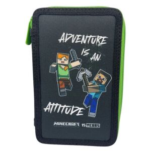 Minecraft Adventure Tolltartó ceruzatartó Minecraft karakterekkel és szlogennel - Minecraft