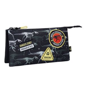 T-Rex Danger Zone Stiftetui mit Dinosaurierskelett-Druck - Schreibwaren & Schreibmaterial