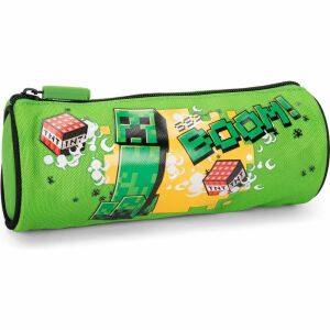 Minecraft Jolly diák tolltartó, zelený peračník s dizajnom Creepera a TNT - Minecraft Peračníky