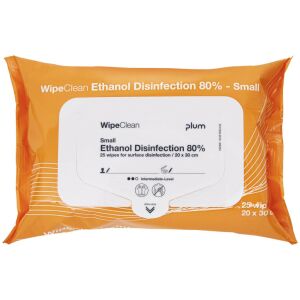 Plum WipeClean Etanol Disinfection Servetele dezinfectante 80%, mici 122366330 - Produse pentru curatenie
