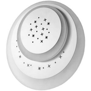 Avide Fali Design Oyster Amalia mini Deckenleuchte, weiß, 3 Schaltmodi, 33W - Deckenleuchten