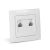 Entac Arnold nástenný LAN konektor pod omietku 2x Cat5 White 122366418
