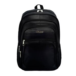 Plecak na laptopa Dollcini, 17", 25 l, z wygodną rączką i przegrodą na laptopa, czarny denim