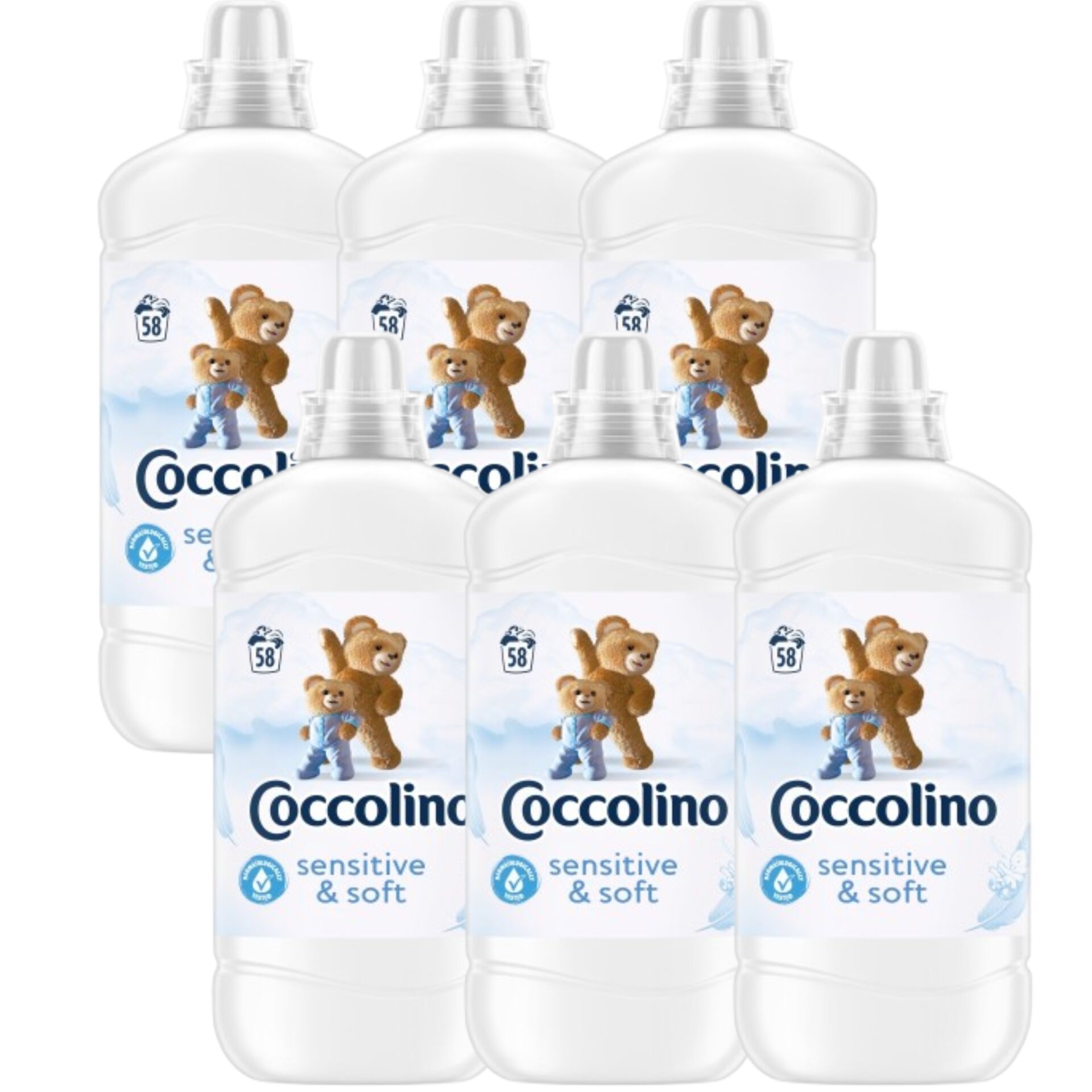 E-shop Coccolino Sensitive &amp;amp; Soft oplachovací koncentrát 348 pra...