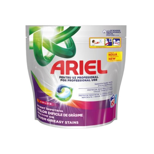 Ariel Professional All in1 PODS Color+ kapszula mosószer, 60 mosás