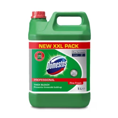 Domestos Professional Pine Fresh Gusti izbjeljivač, 5L, dezinficira i sprječava nakupljanje kamenca