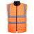 Portwest S469 HiVis Traffic 5-in-1 Biztonsági Mellény, Narancssárga, Visszaverő, Munkaruházat, Elülső Nézet