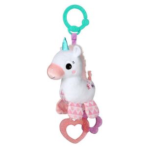 BRIGHT STARTS Sparkle & Shine Unicorn Plush Baby Toy with C-Clip - Stroller & Crib Toy