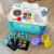 Baby Einstein Magic Touch konyha játékkészlet receptkártyákkal, sárga és lila kanállal, valamint mosogatóval