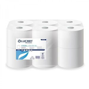 Lucart L-One Strong Mini 180m Toilettenpapier, 2-lagig, 12 Rollen pro Pack - Lucart