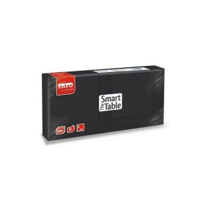 Servetel Fato 24x24cm negru 2 straturi 100 coli/pachet 122389343 - FATO Șervețele