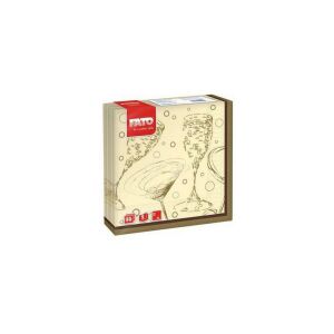 Fato obrúsok 33x33cm vzor Brindisi/Toast 2 vrstvy 50 listov/bal. 122389355 - FATO
