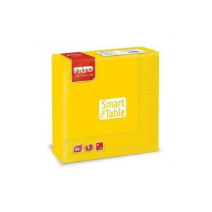 Servetel Fato 33x33cm galben 2 straturi 50 coli/pachet 122389359 - Șervețele