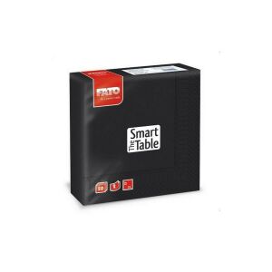 Fato Serviette 33x33cm schwarz 2-lagig 50 Blatt/Pack 122389368 - Papierprodukte für den Haushalt